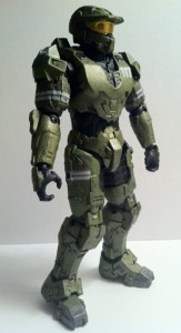 Right Side of "The Package" Master Chief Action Figure Halo Anniversary Series 2 2012 McFarlane Toys