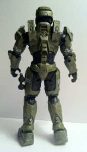 Back of "The Package" Master Chief Action Figure Halo Anniversary Series 2 2012 McFarlane Toys