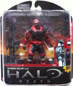 McFarlane Toys Halo Reach Series 6 Packaged Red Recon Spartan 2012