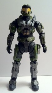Halo Reach Spartan JFO Custom Olive/Steel Action Figure Front