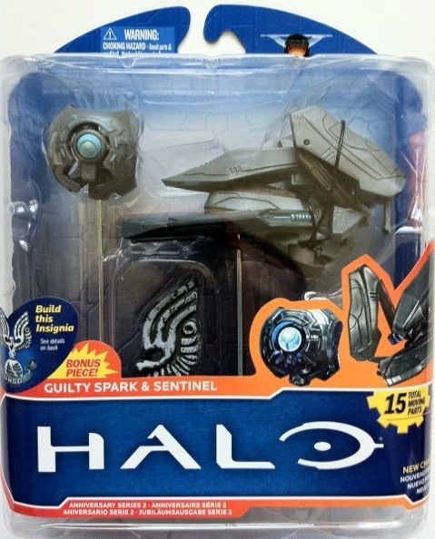 Halo Anniversary Series 2 Sentinel and Guilty Spark Figures