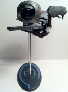 Left Side of Sentinel and Guilty Spark 343 Action Figures Halo 3 Anniversary Series 2 McFarlane Toys 2012