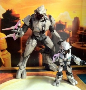 Halo Series 4 Minimate Shipmaster Rtas 'Vadam and McFarlane Toys Figures 2012