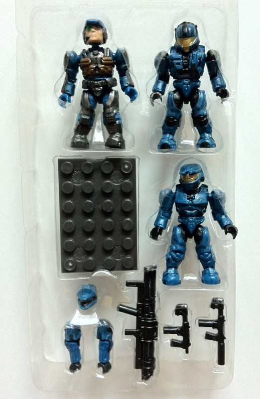 Mega Bloks Halo UNSC Cobalt Combat Unit 97001 for sale online