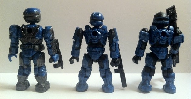 In Bubble Halo Mega Bloks UNSC Cobalt Combat Unit 97001 2012 - Halo Toy