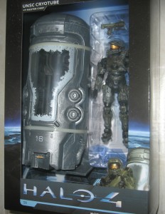 Halo 4 UNSC Cryotube with Master Chief McFarlane Toys 2012