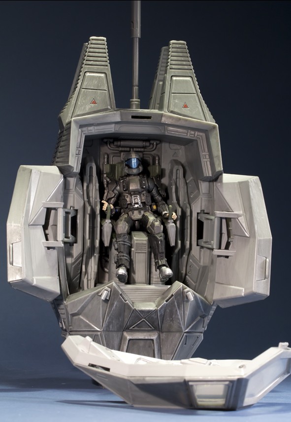 McFarlane Halo ODST Drop Pod Opened with The Rookie Figure