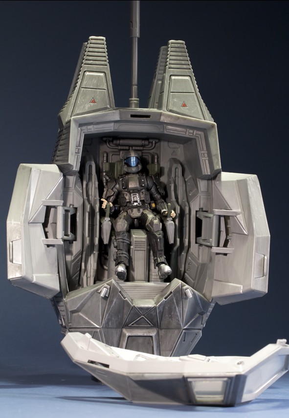 McFarlane Halo ODST Drop Pod Opened with The Rookie Figure