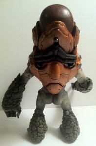 Back of Halo 4 Grunt Storm Action Figure Series 1 McFarlane Toys 2012