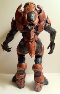 Halo 4 Series 1 Elite Zealot Action Figure Back View McFarlane Toys 2012