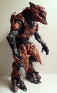 Halo 4 Elite Zealot Action Figure Side View McFarlane Toys Series 1 2012