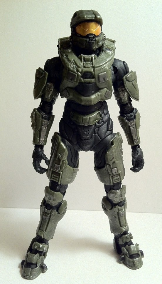 McFarlane Toys Halo 4 Series 1 Master Chief Action Figure Battle Rifle for  sale online