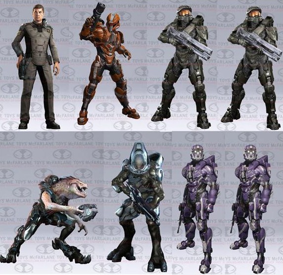 Halo 4 Series 2 McFarlane Toys Action Figures 2012