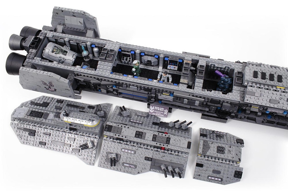 Halo Mega Bloks Forward Unto Dawn 97117 Interior