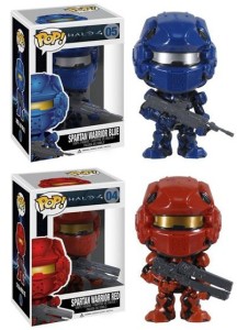 Halo 4 POP! Vinyls Spartan Warrior Blue and Red
