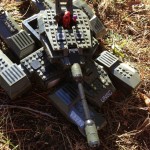 Spartan Drives UNSC Rhino Tank with Hatch Open Halo Mega Bloks