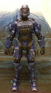 Halo 4 Series 1 Wave 2 Blue Spartan Soldier Figure Front McFarlane