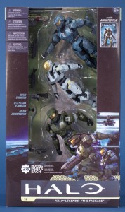 Halo Legends The Package Spartan Action Figure 3-Pack Boxed