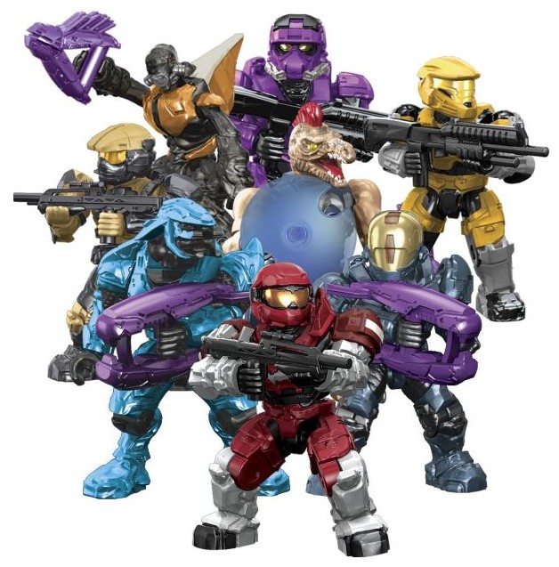 Mega Bloks Halo Micro Action Figure Series Delta Blind Pack - Halo 5  Spartan Protector 