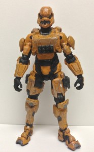 Spartan Soldier (Orange) Figure Front Halo 4 McFarlane Toys Series 1 Extended