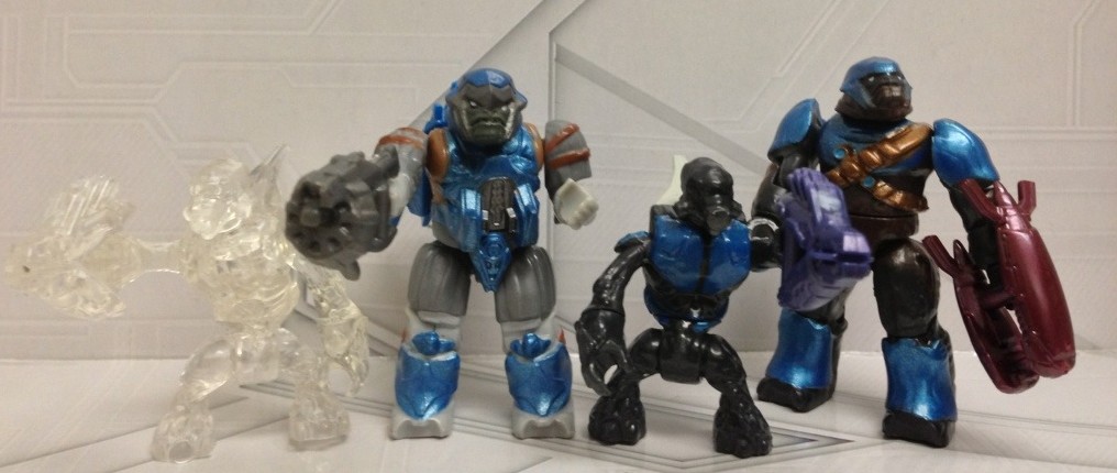 2013 Halo Mega Bloks Covenant Combat Cobalt Unit 97084