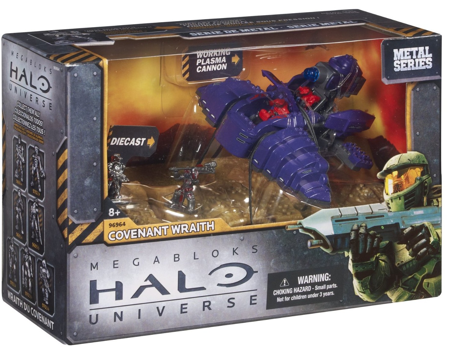 Mega Bloks Halo Universe Metal Series Covenant Wraith 96964 Boxed