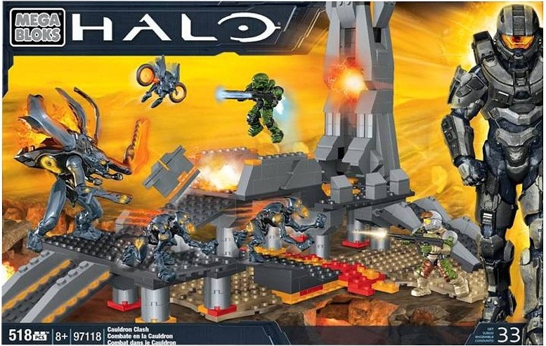 2013 Halo 4 Mega Bloks Cauldron Clash 97118 Box