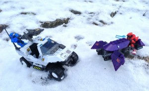 Halo Mega Bloks Snowbound UNSC Rockethog vs. Covenant Ghost 97003
