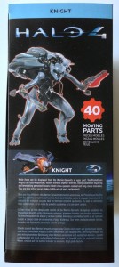 Halo 4 Knight Figure by McFarlane Toys Side of Box 2013