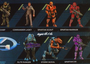 McFarlane Halo 4 Series 2 Action Figures Prototypes Photo