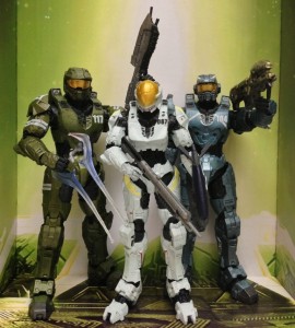 McFarlane Halo Legends The Package Three-Pack Master Chief Fred Kelly Figures