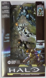 Boxed McFarlane Toys 2013 Halo Legends The Package Spartans Three-Pack