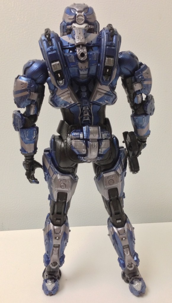 Halo 4 Spartan Warrior Play Arts Kai Figure Back