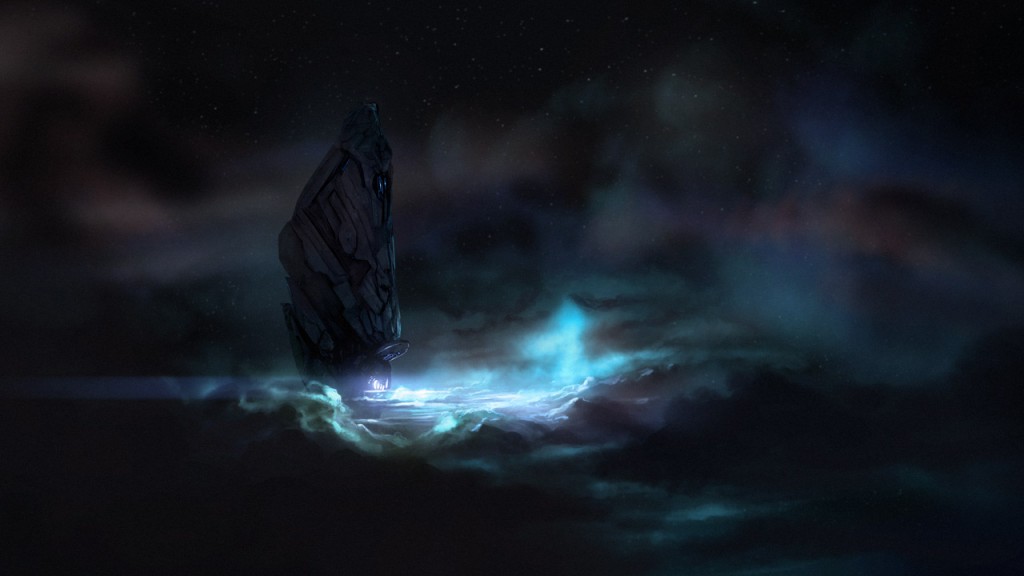 Halo 4 Mantle's Approach The Didact's Flagship Ship