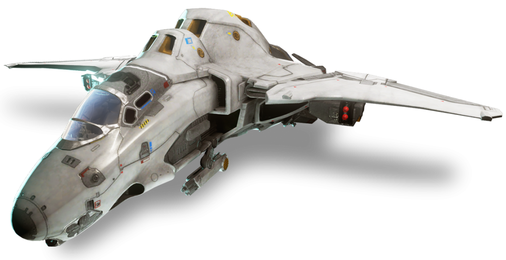 Halo 4 UNSC Broadsword Fighter Jet