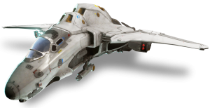 Halo 4 UNSC Broadsword Fighter Jet