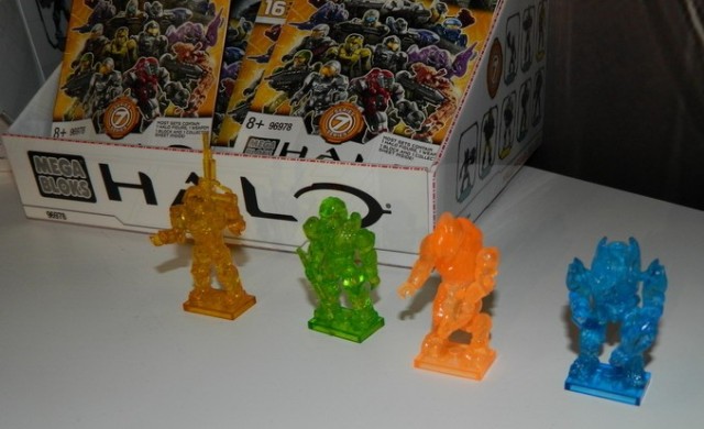 Halo Mega Bloks Mystery Packs Series 7 Clear Figures