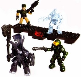 Halo Mega Bloks Summer 2013 Combat Unit with Security Spartan and Brute Chieftain