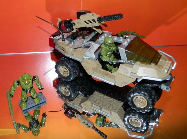 Halo Mega Bloks Summer 2013 Gauss Warthog Desert Gausshog