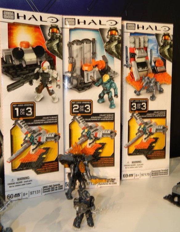 Summer 2013 Halo Mega Bloks Booster Frame Sets Packaged