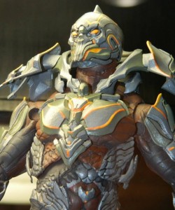 Toy Fair 2013 Halo 4 The Didact Figure Prototype Close-Up McFarlane Toys