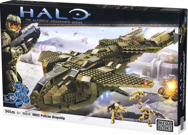 Halo Mega Bloks UNSC Pelican Dropship 96824 Box