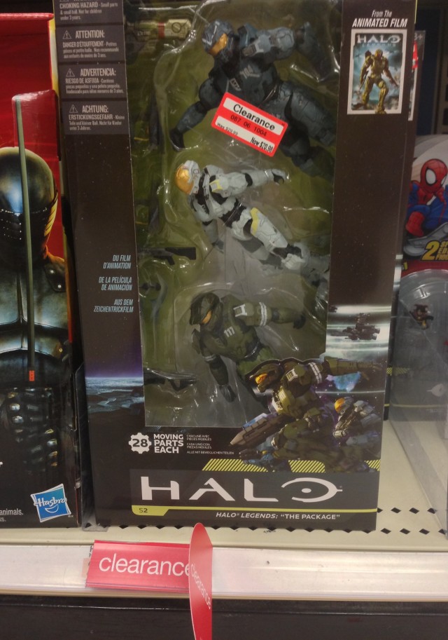 Halo Legends The Package Spartans Box Set with Clearance Sticker