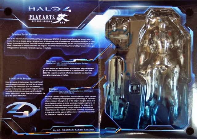 Halo 4 Play Arts Kai Spartan Sarah Palmer Box Interior