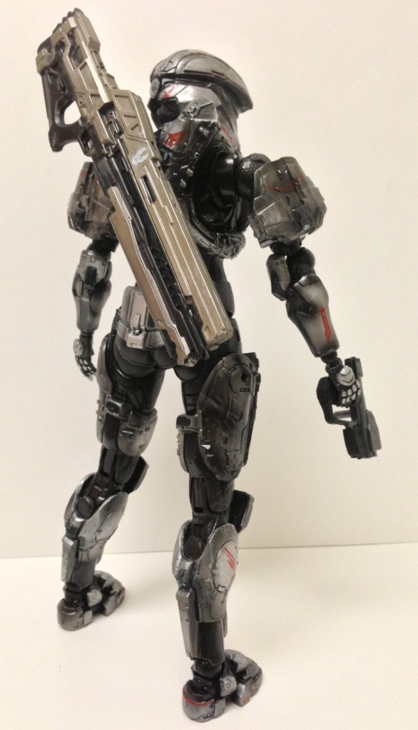 Square-Enix Halo 4 Play Arts Sarah Palmer Figure Back