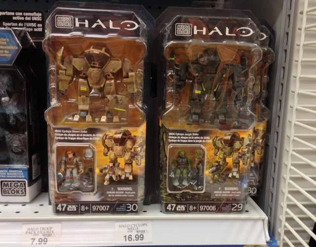 Halo Mega Bloks Cyclops Sets Found in US Toys R Us Stores