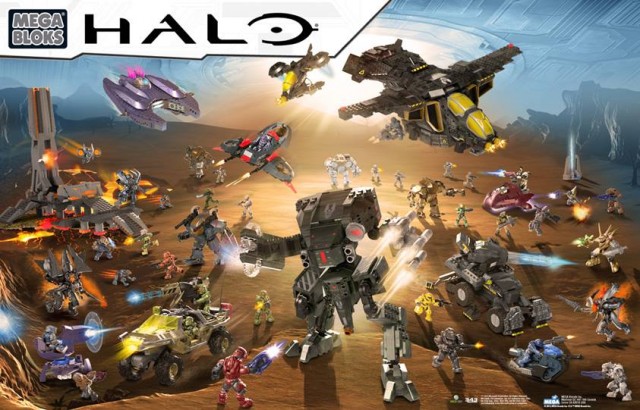 Halo Mega Bloks 2013 Summer Sets Poster Photo