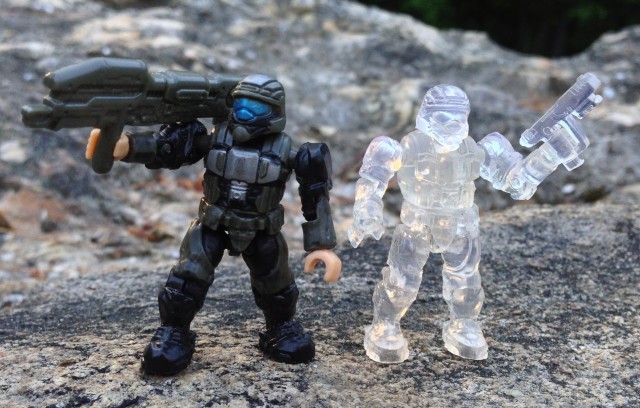 Mega Bloks Halo ODST and Active Camo ODST from 2013 ODST Battle Unit 97082