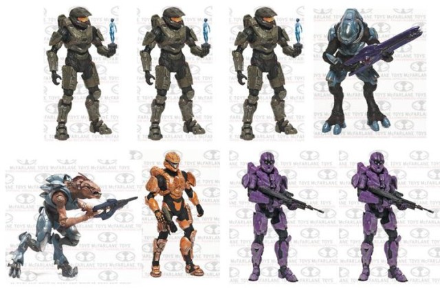 Halo 4 Series 2 Case Assortment Ratios McFarlane Toys