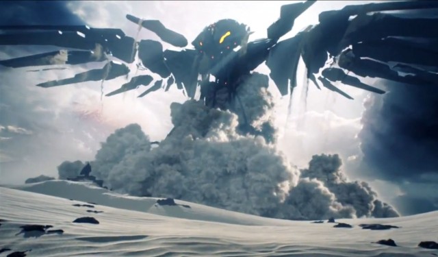 Halo 5 Alien Robot Monster Screenshot from E3 2013 Halo 5 Trailer